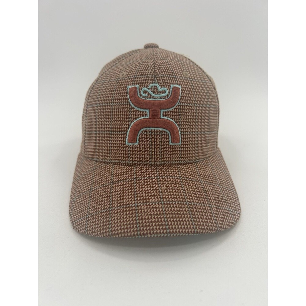 Youth Hooey Western Cowboy Burgundy Teal Plaid Hat Cactus Ropes Fast Shipping